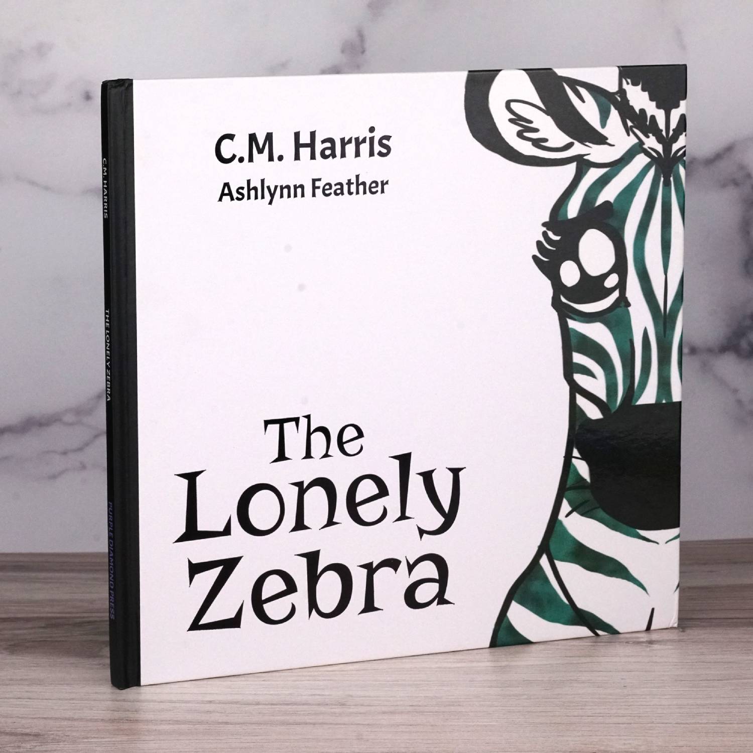 The Lonely Zebra Book by C.M. Harris - Alternative View of the Cover