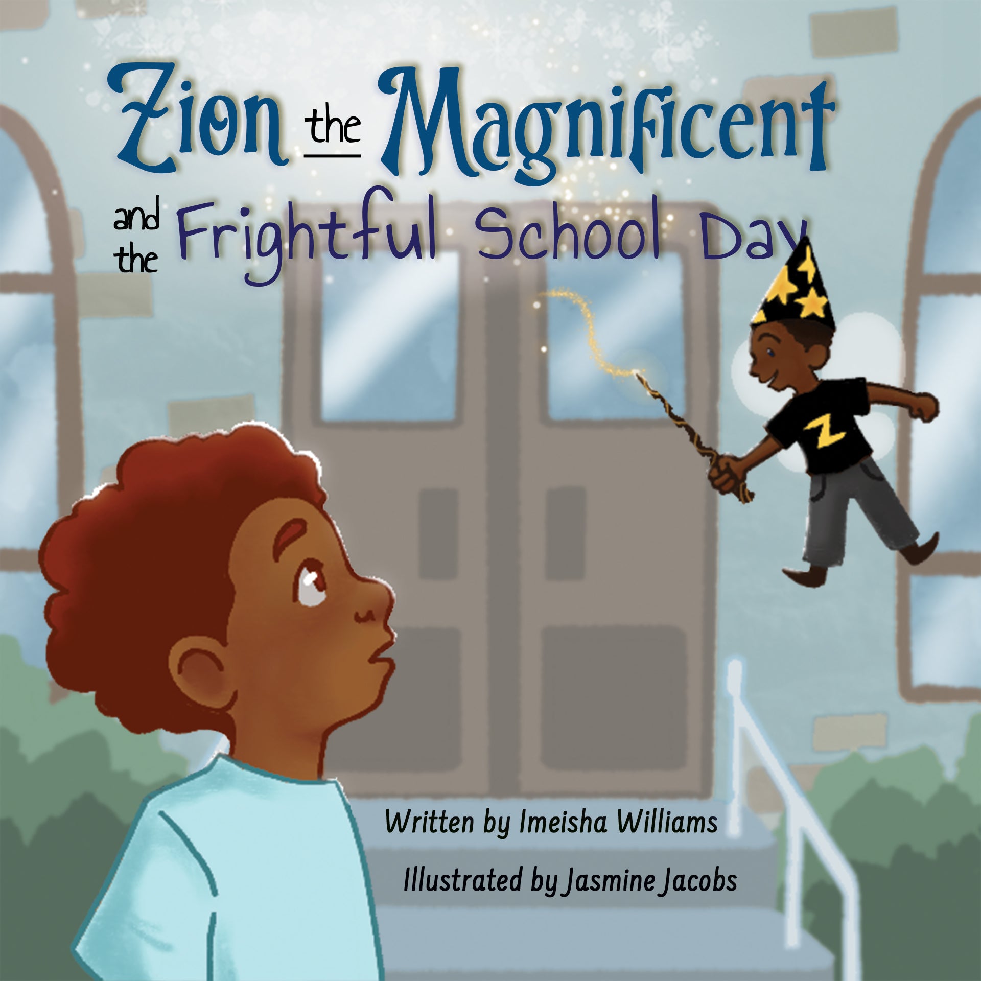 childrens magic picture book about fears, black boy joy, fairy